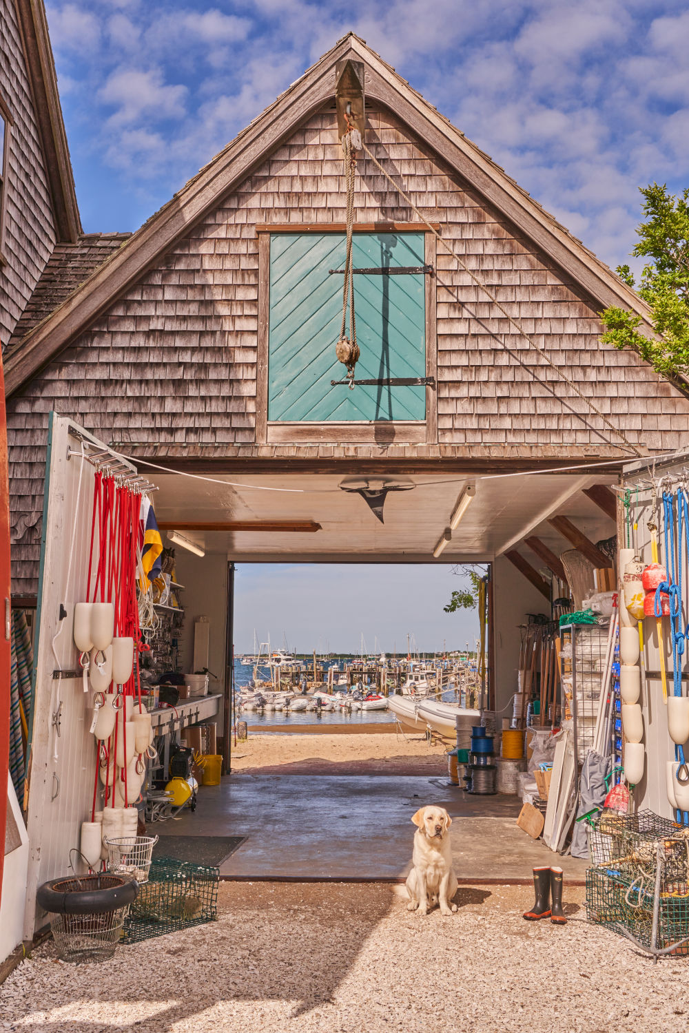 Photography by Gray Malin of The Fishing Shack, Nantucket