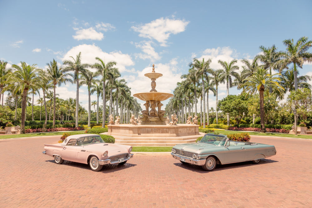 Photography by Gray Malin of The Fountain at The Breakers Palm Beach