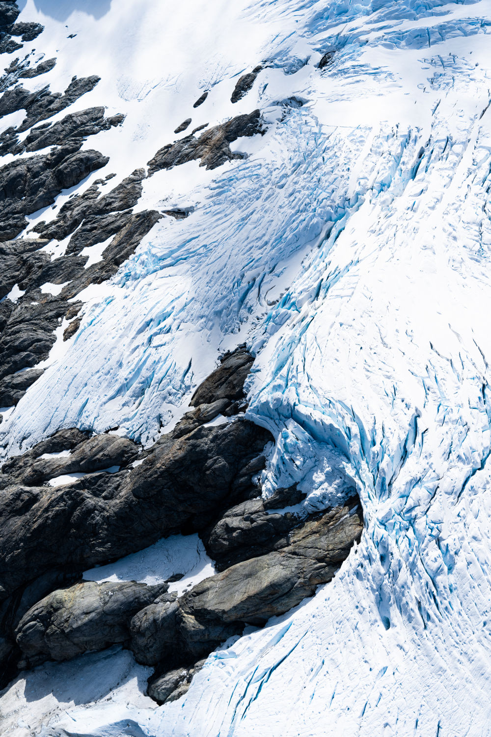 Photography by Gray Malin of The Glacier Vertical, Queenstown, New Zealand