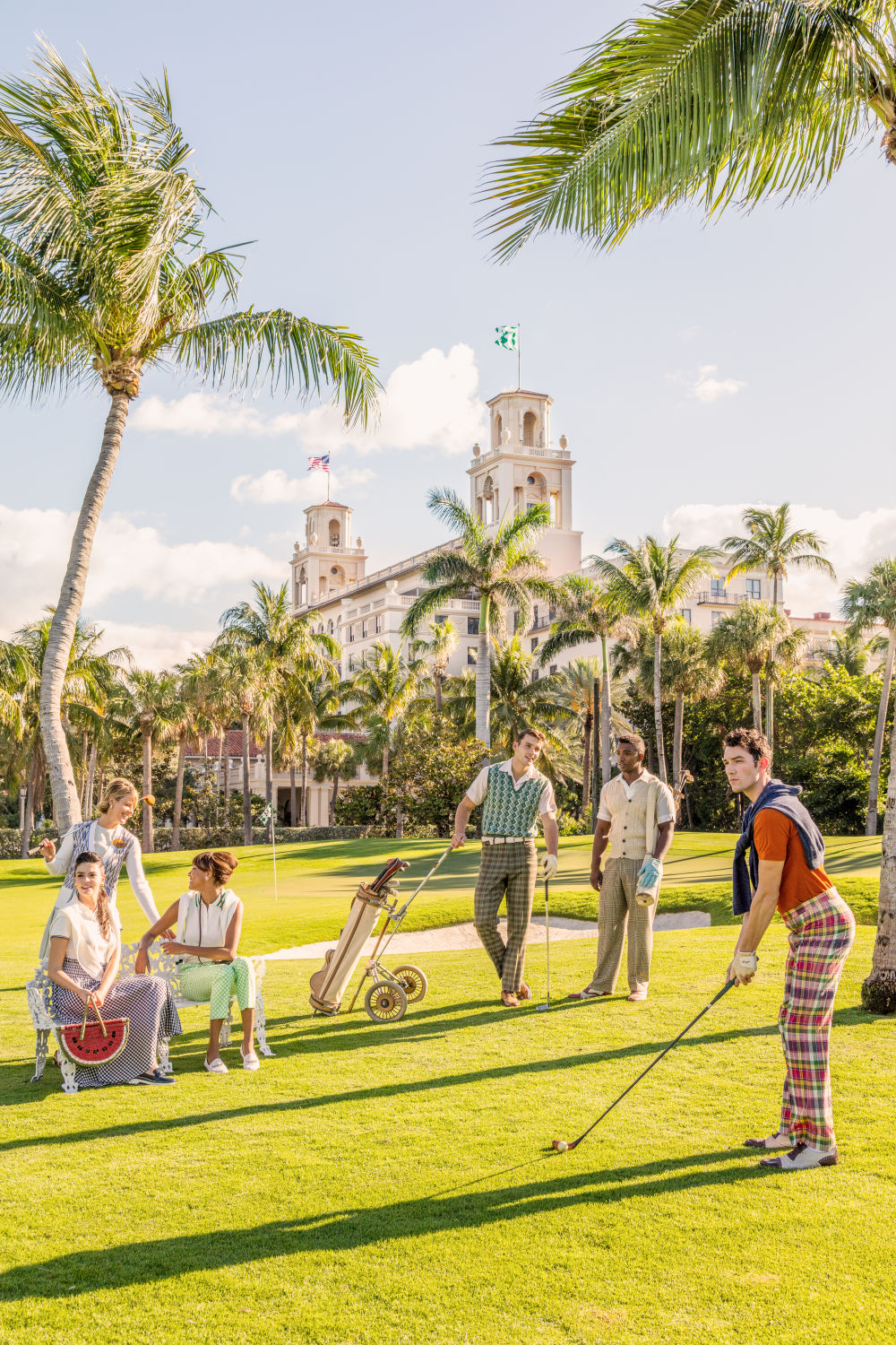 Photography by Gray Malin of The Golfers Vertical, The Breakers Palm Beach
