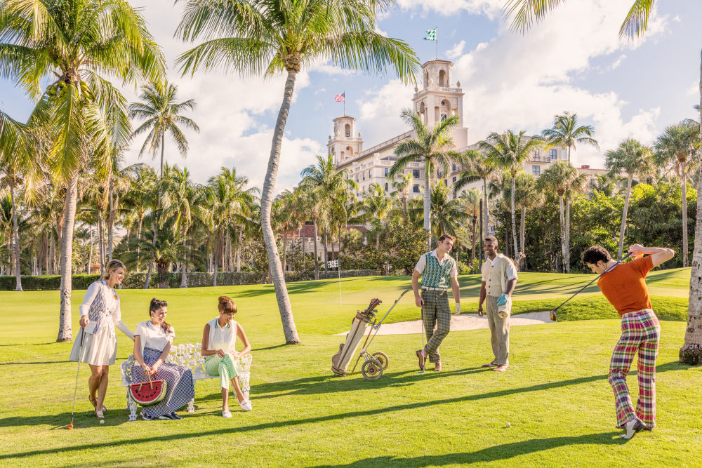 Photography by Gray Malin of The Golfers, The Breakers Palm Beach