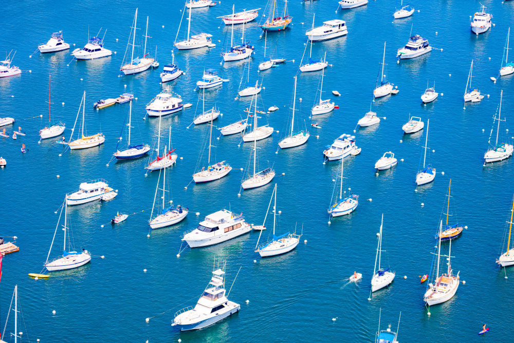 Photography by Gray Malin of The Harbor, Newport Beach