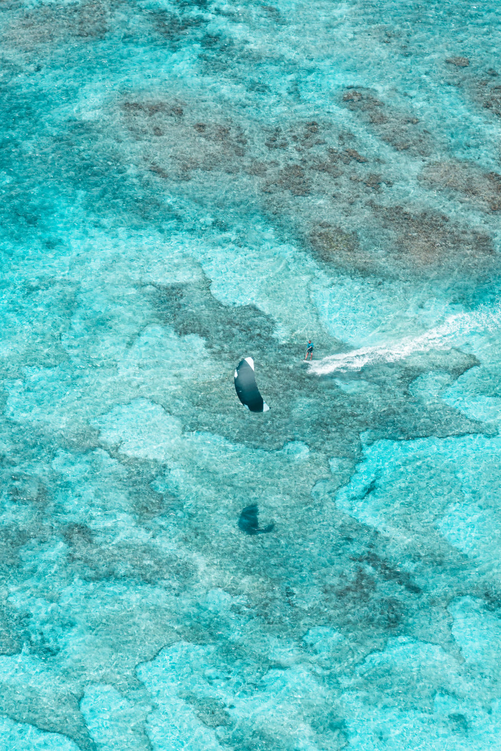 Photography by Gray Malin of The Kite Surfer, St. Barths