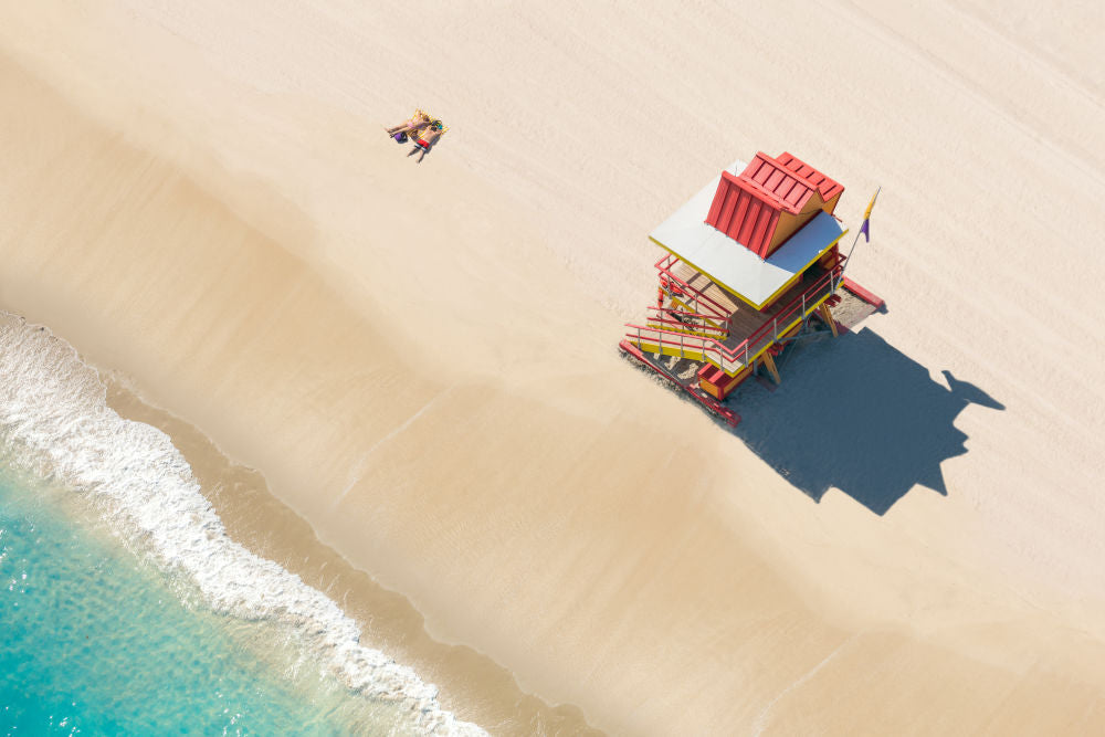 Photography by Gray Malin of The Lifeguard Stand, South Beach
