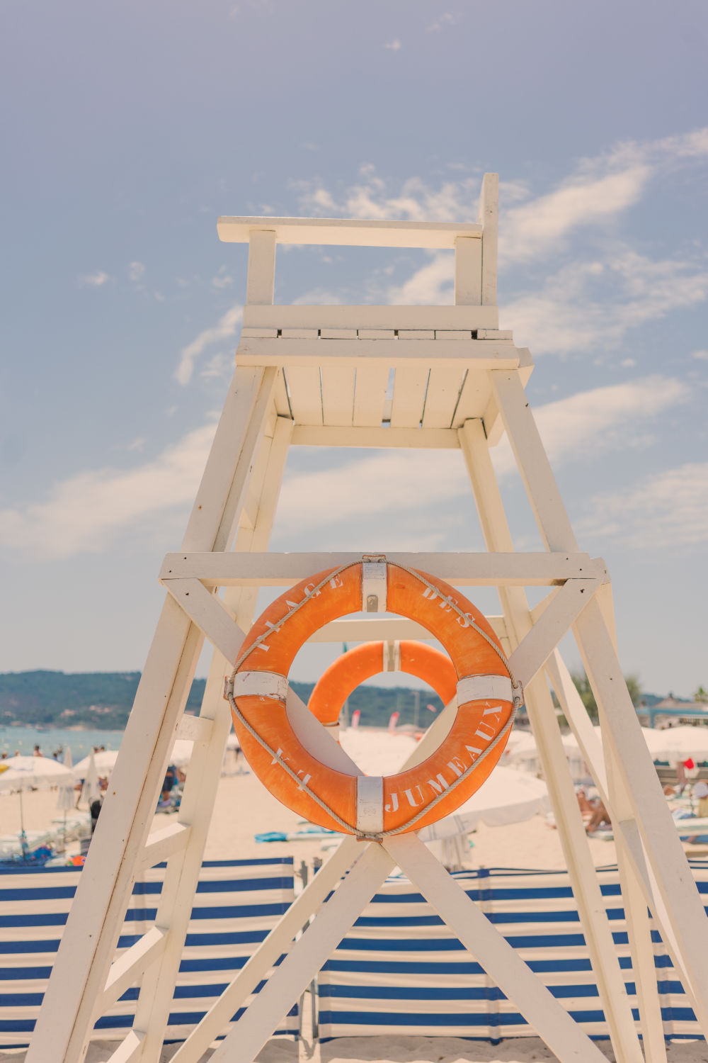 Photography by Gray Malin of The Lifeguard Stand, St. Tropez