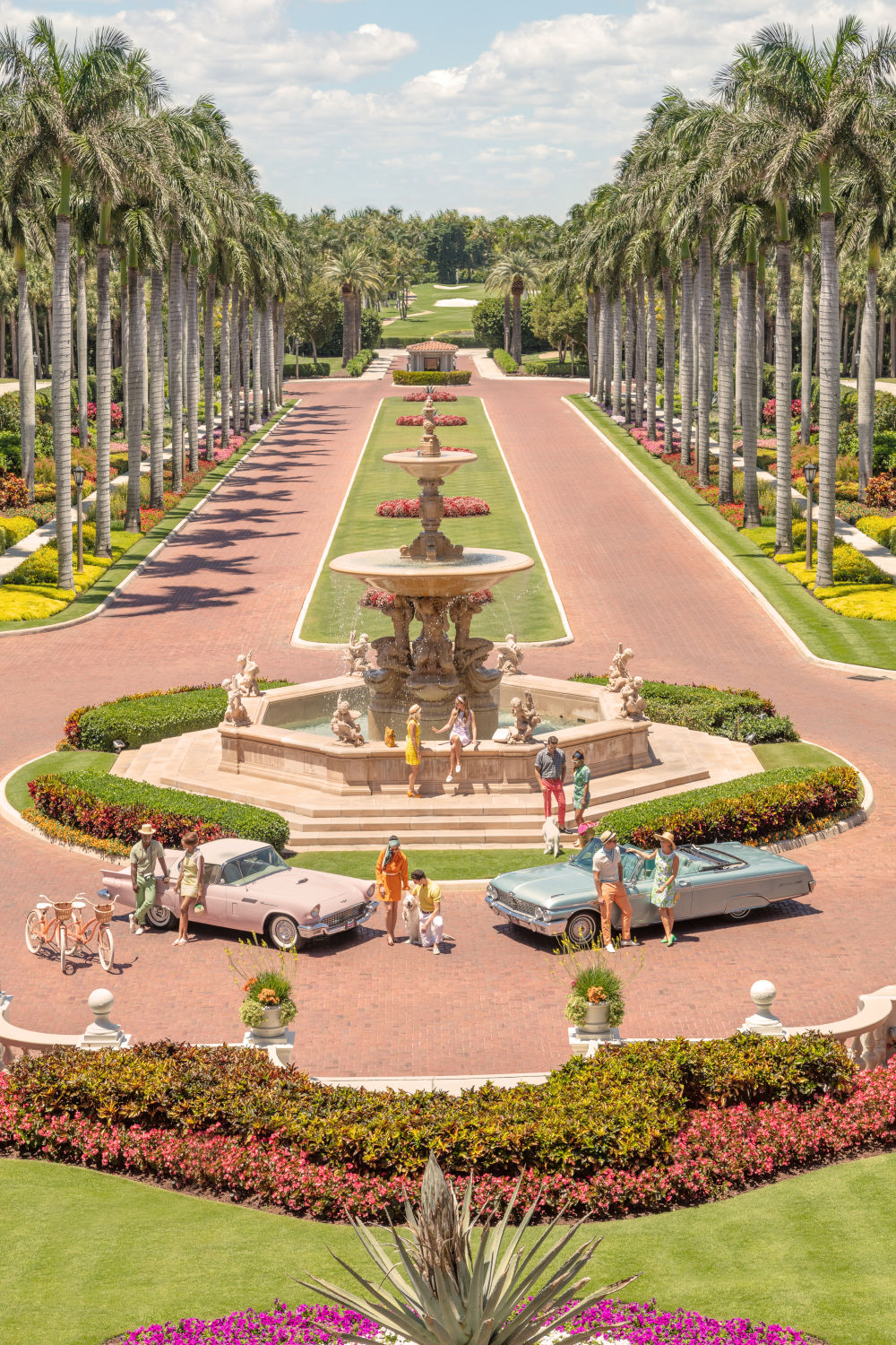 Photography by Gray Malin of The Main Drive, The Breakers Palm Beach