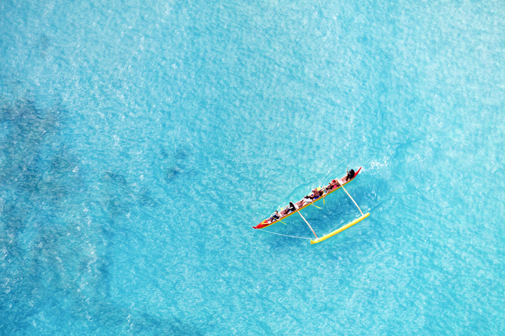 Photography by Gray Malin of The Outrigger, Waikiki