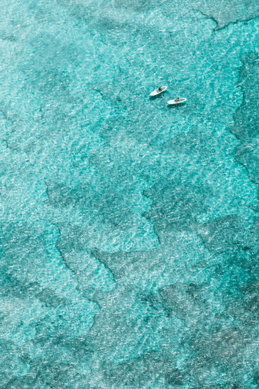 Photography by Gray Malin of The Paddle Boarders Vertical, St. Barths