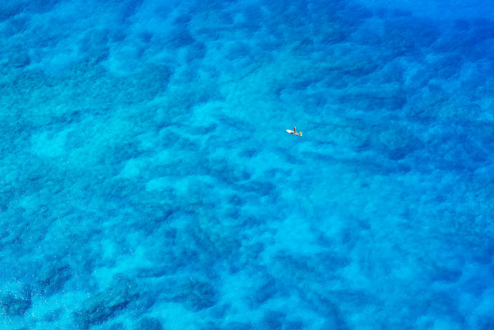 Photography by Gray Malin of The Paddleboarder, Maui