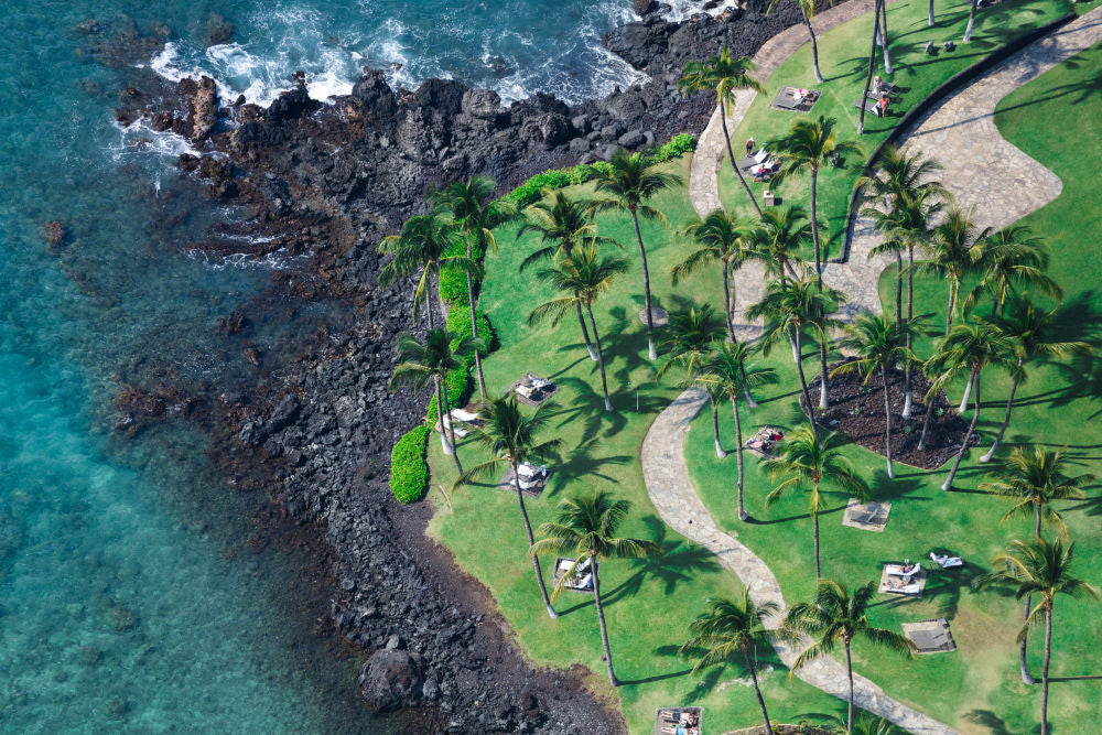Photography by Gray Malin of The Point, Waikoloa