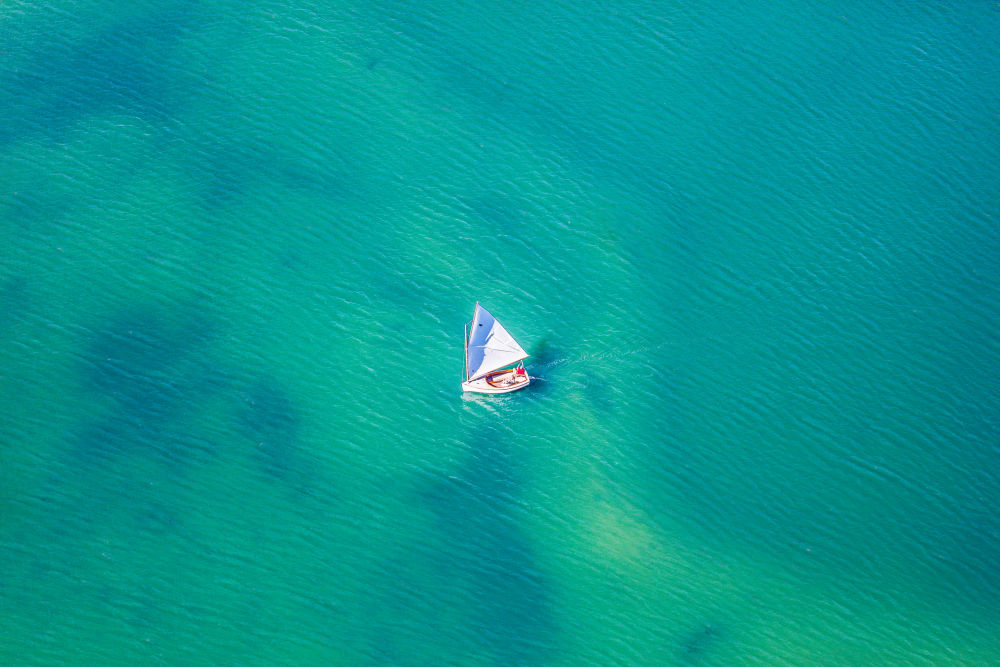 Photography by Gray Malin of The Sailboat, Martha's Vineyard
