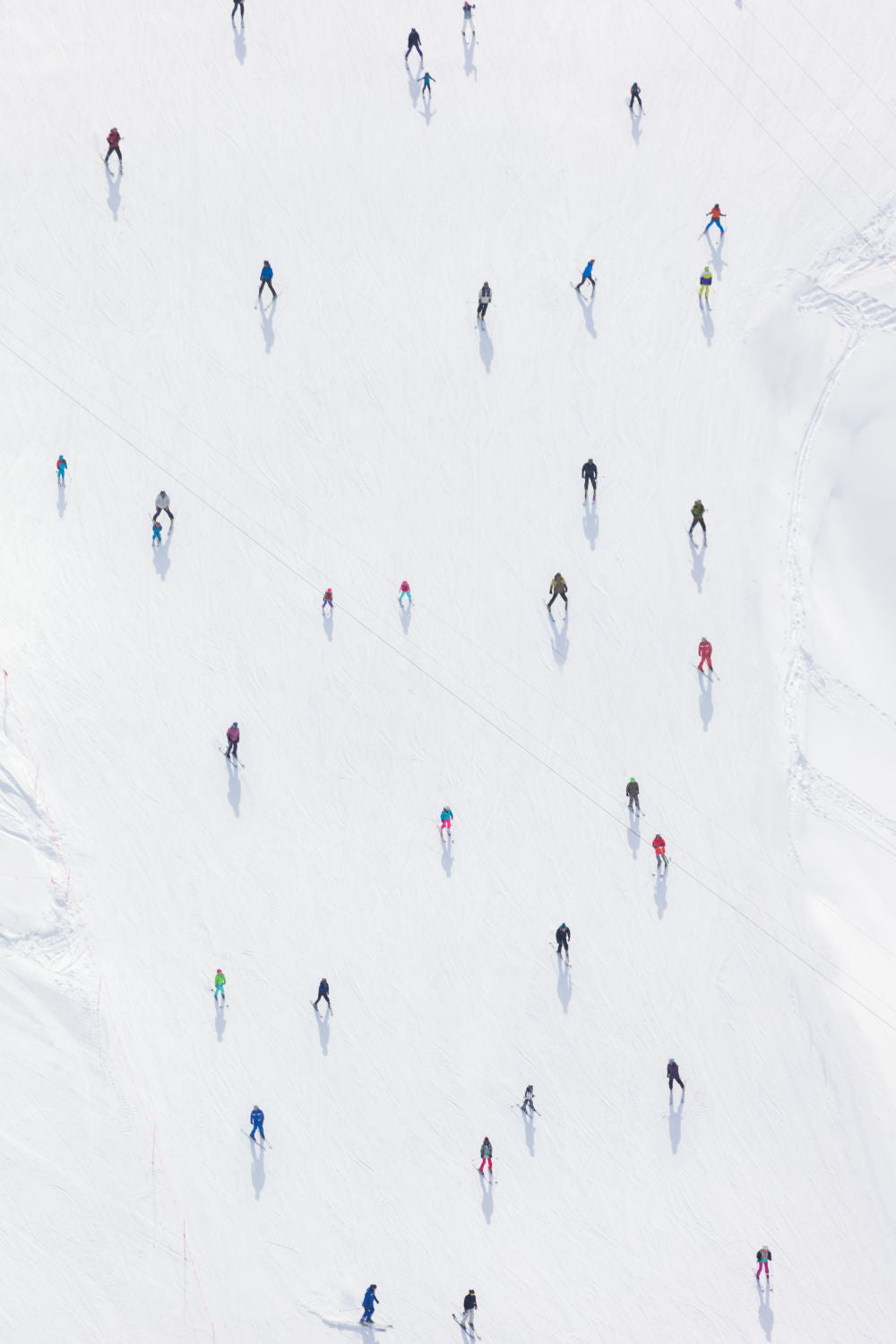 Photography by Gray Malin of The Ski Run, Deer Valley