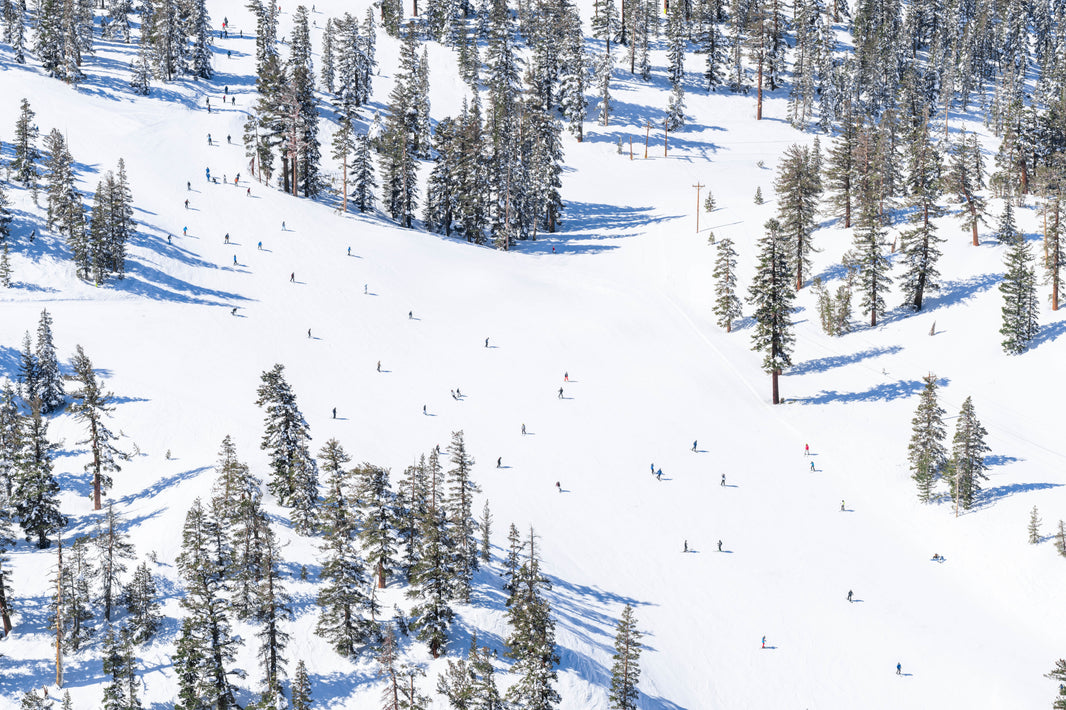 Photography by Gray Malin of The Skiers, Lake Tahoe