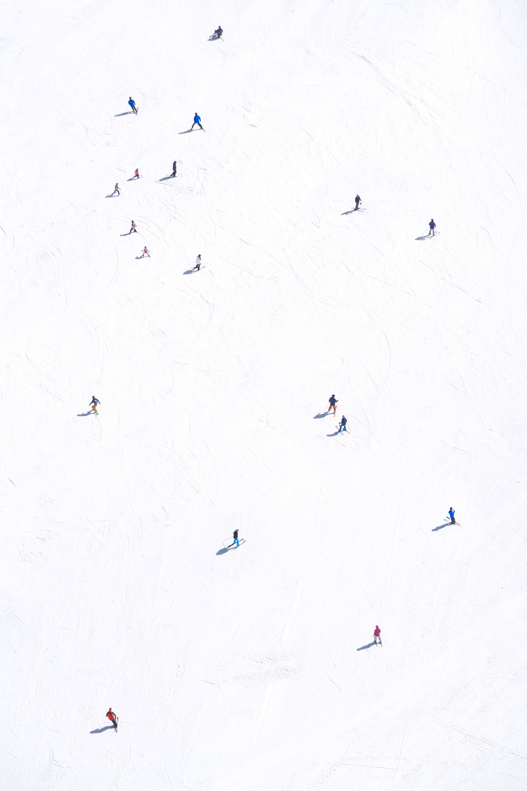 Photography by Gray Malin of The Skiers Vertical, Lake Tahoe