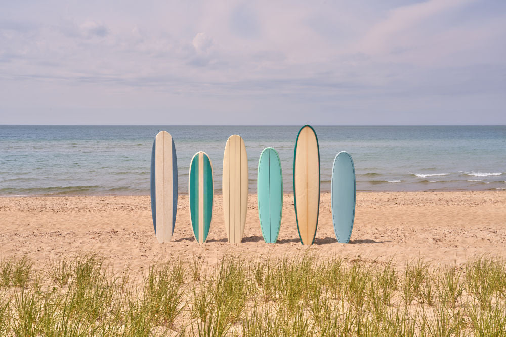 Photography by Gray Malin of The Surfboards, Nantucket