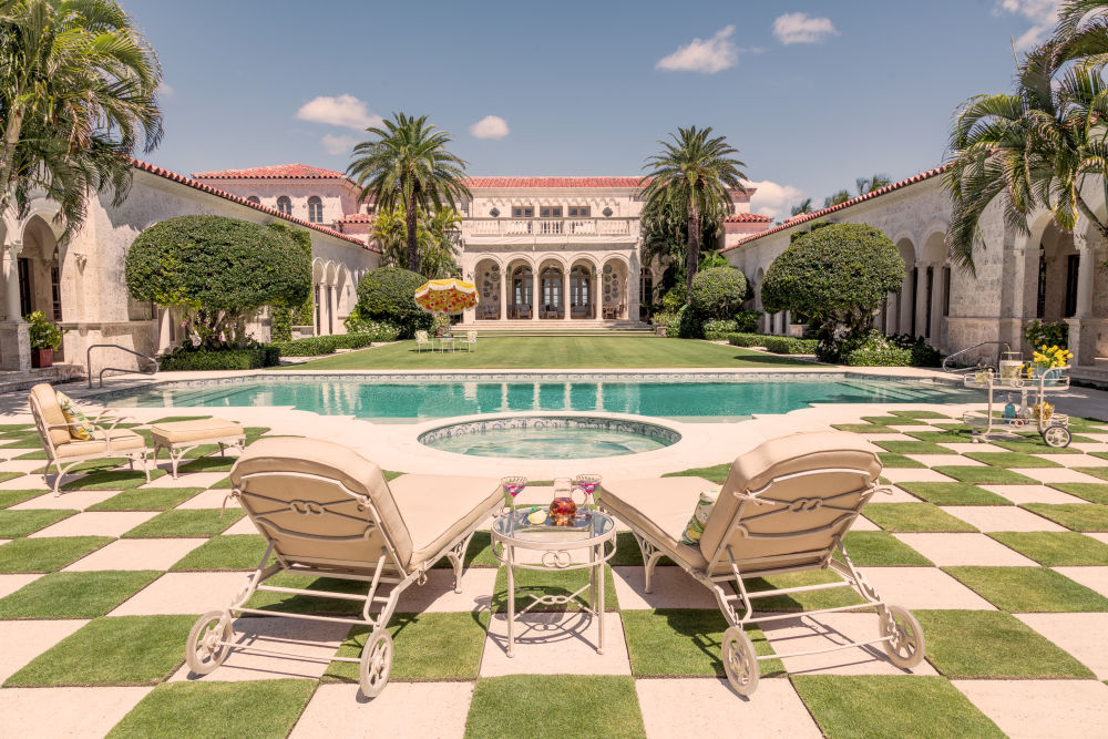 Photography by Gray Malin of The Swimming Pool, La Follia