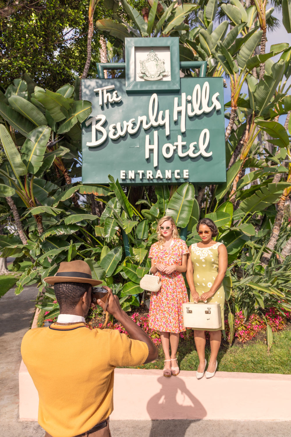 Photography by Gray Malin of The Visitors, Beverly Hills Hotel