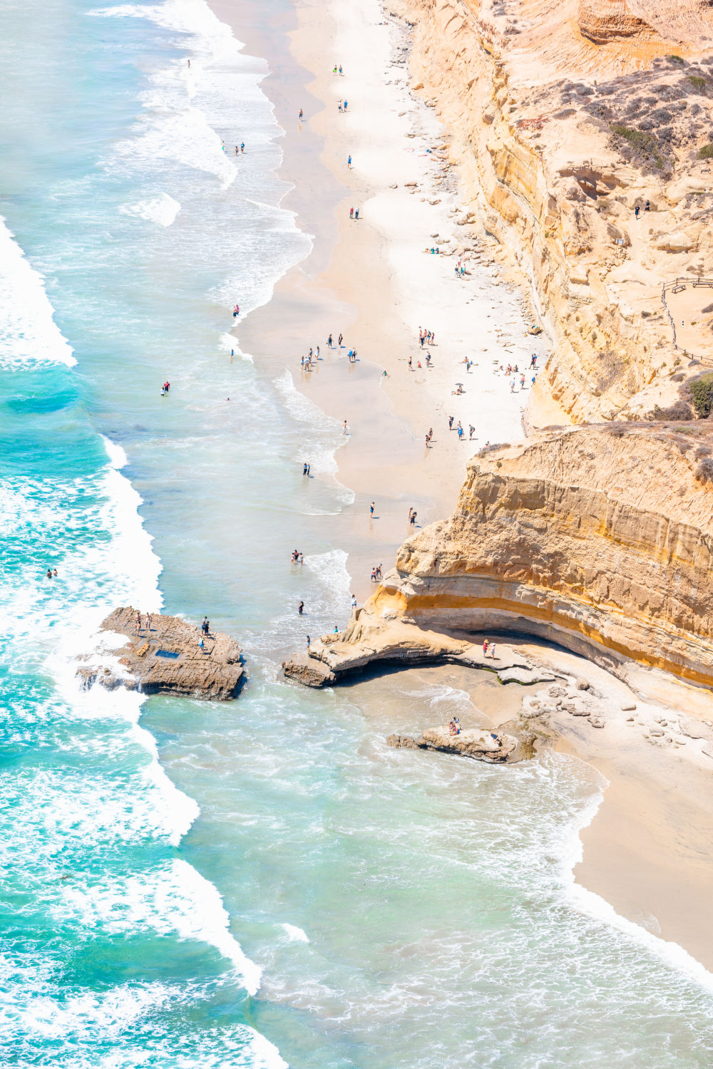 Photography by Gray Malin of Torrey Pines Beach