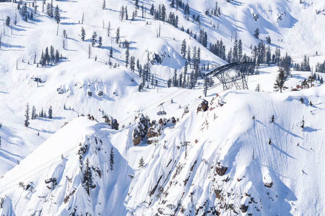 Photography by Gray Malin of Tram Wonderland, Palisades, Lake Tahoe