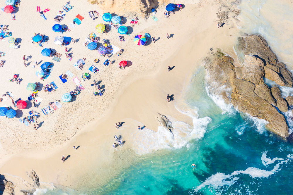Photography by Gray Malin of Treasure Island, Laguna Beach