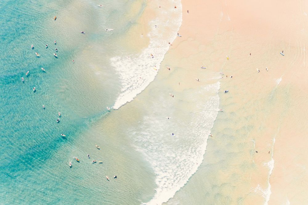 Photography by Gray Malin of Two Waves, Byron Bay