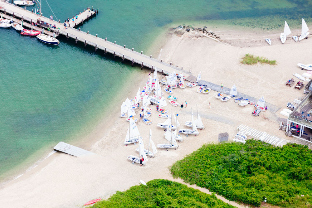 Photography by Gray Malin of Vineyard Haven Yacht Club, Martha's Vineyard