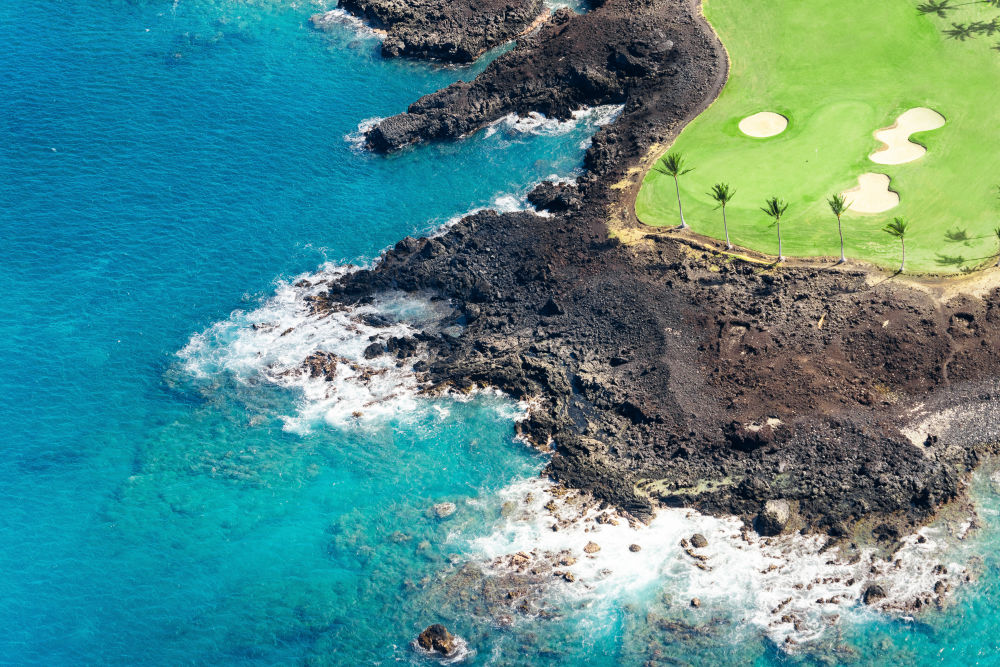 Photography by Gray Malin of Waikoloa Beach Golf Course, Hawai’i