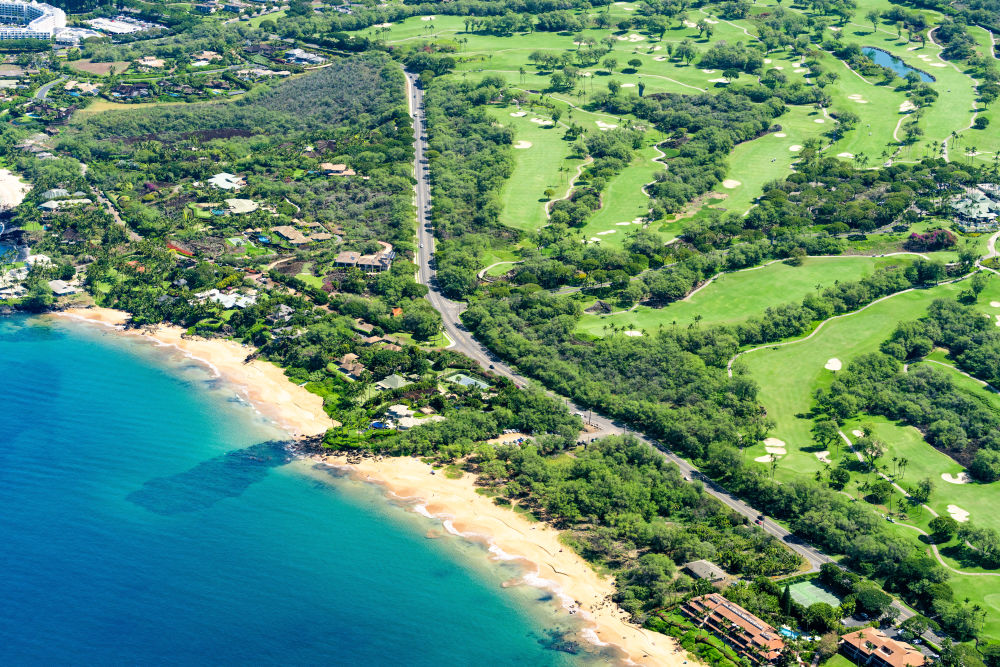 Photography by Gray Malin of Wailea Golf Club Horizontal, Maui