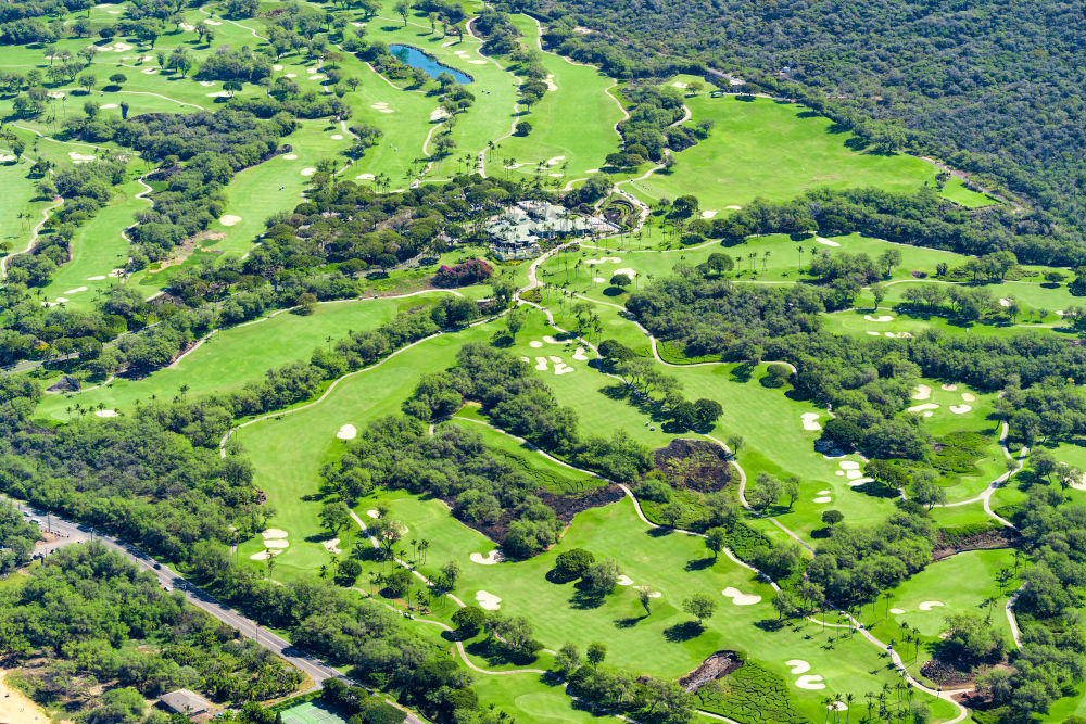 Photography by Gray Malin of Wailea Golf Club, Maui