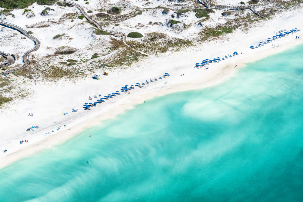 Photography by Gray Malin of Walton Dunes Beach, 30A Florida