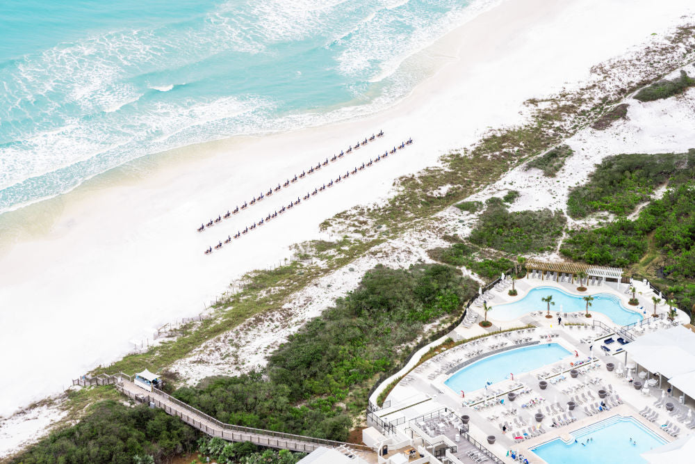 Photography by Gray Malin of WaterColor Beach Club, 30A Florida