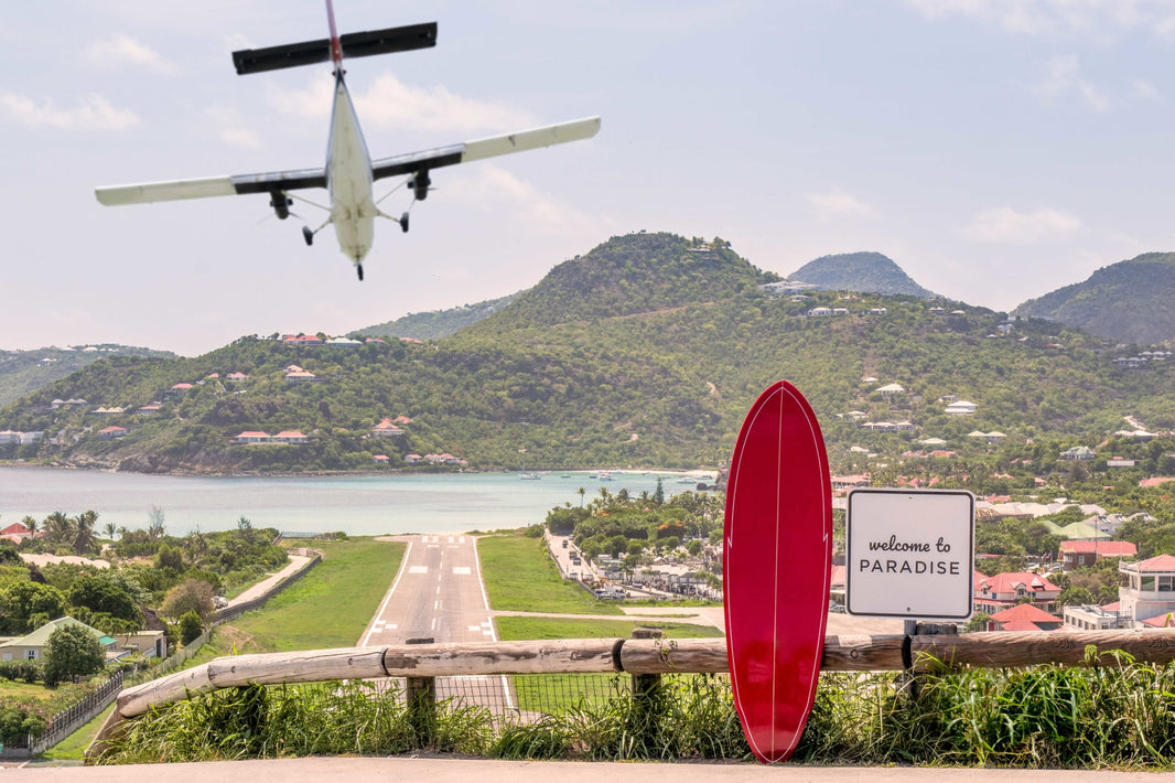 Photography by Gray Malin of Welcome to Paradise, St. Barths