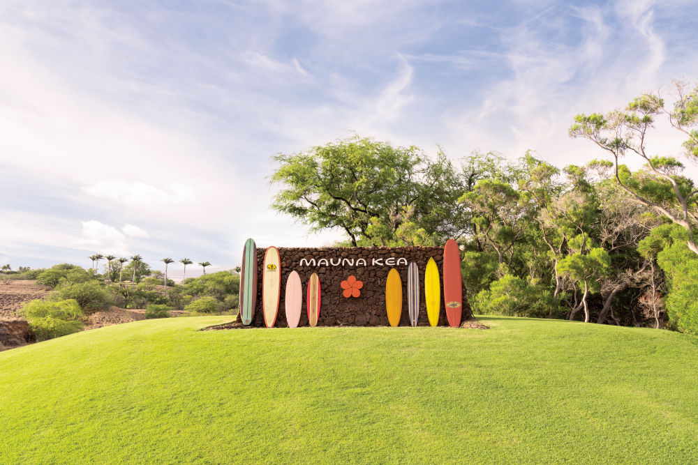 Photography by Gray Malin of Welcome to the Mauna Kea