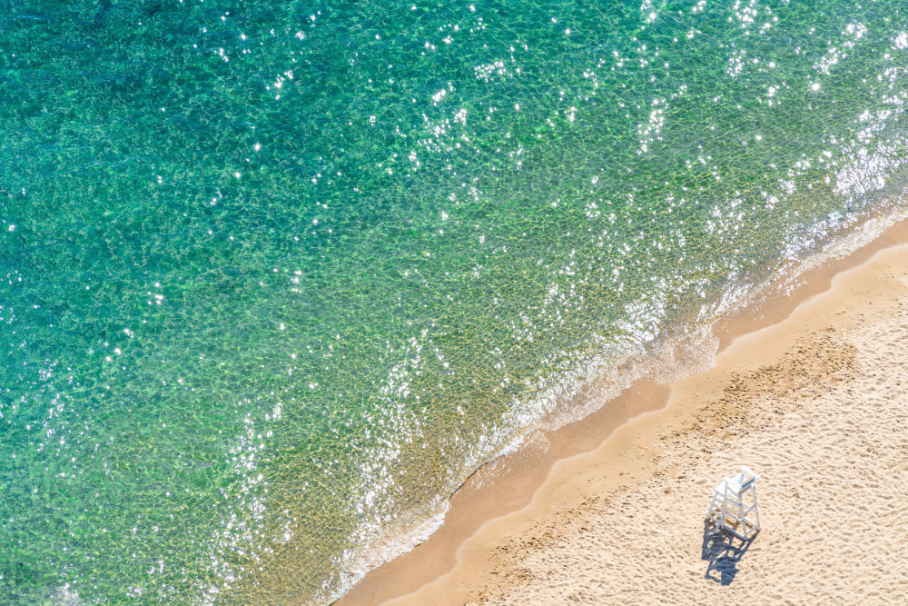 Photography by Gray Malin of The Lifeguard Stand, Harbor Springs, Michigan