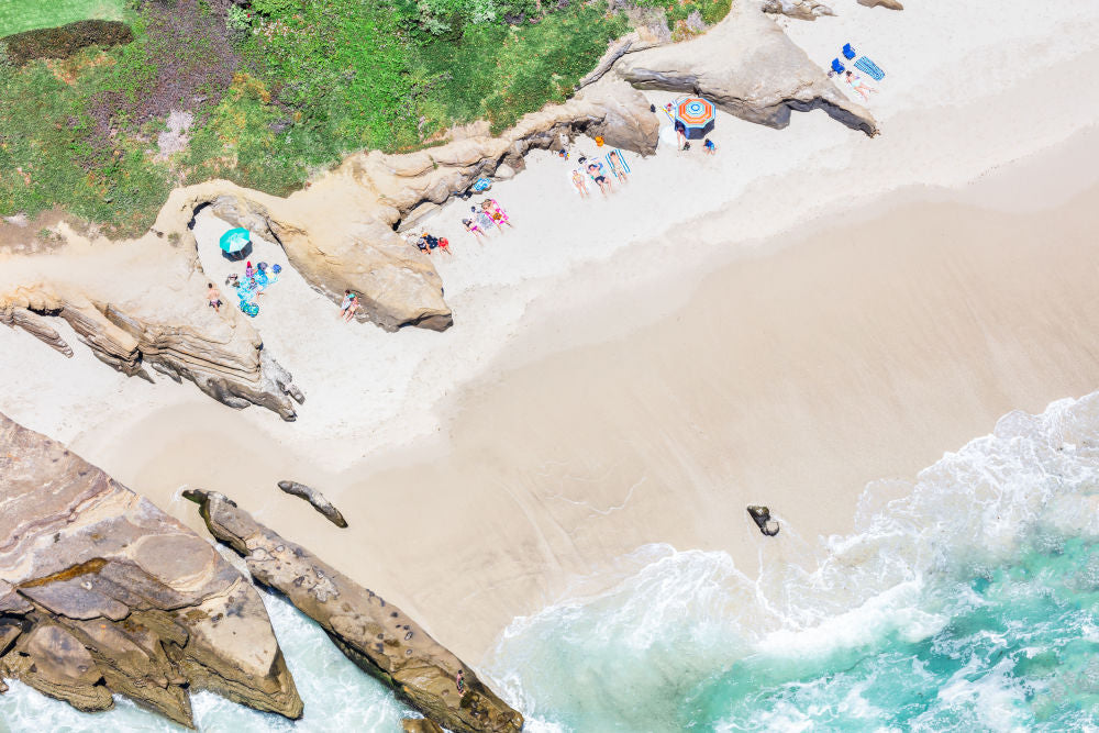 Photography by Gray Malin of Windansea Beach Coves