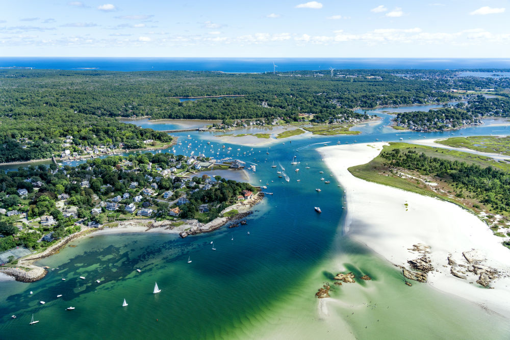 Photography by Gray Malin of Wingaersheek Beach, Gloucester