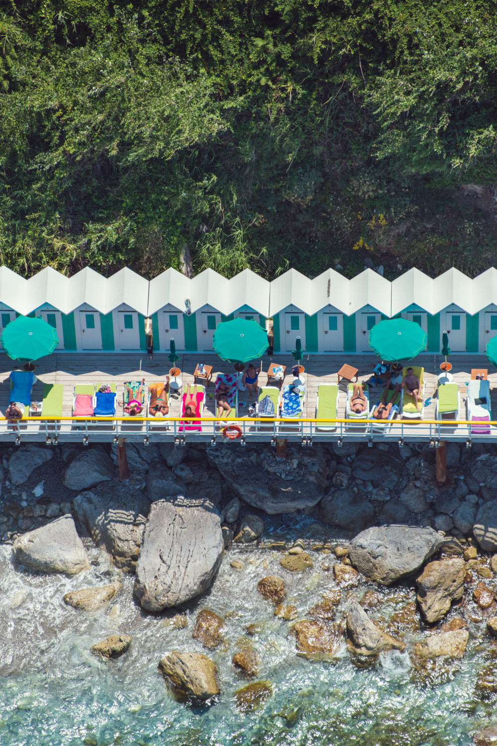 Photography by Gray Malin of Bagni Tiberio, Capri