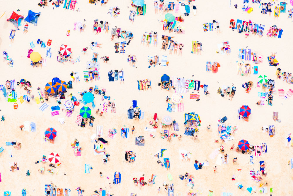 Photography by Gray Malin of Bondi Beach