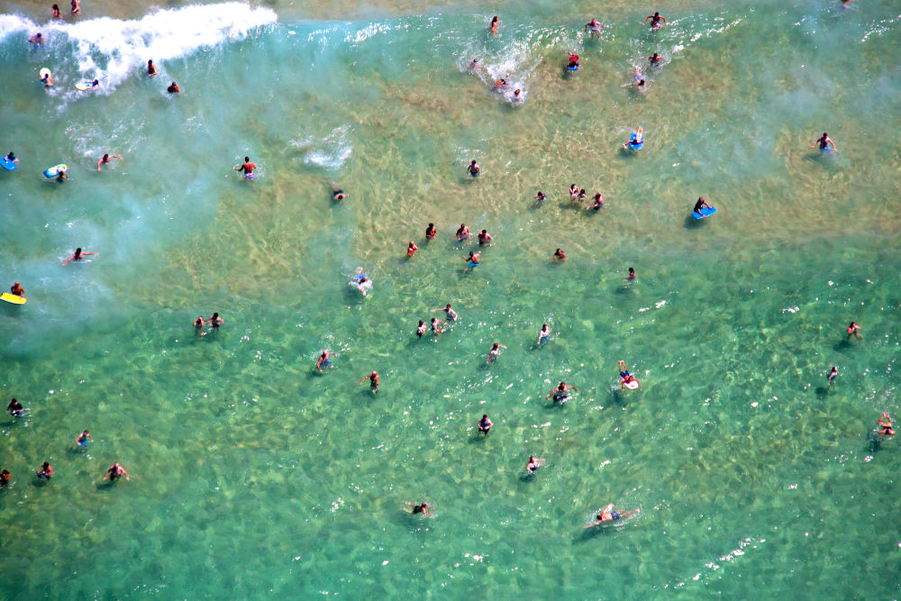 Photography by Gray Malin of Bondi Swimmers