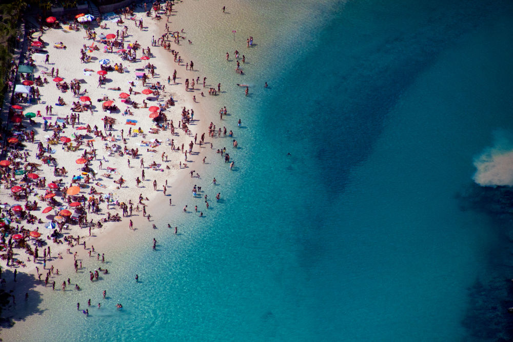 Photography by Gray Malin of Brazil Blue Water Beach
