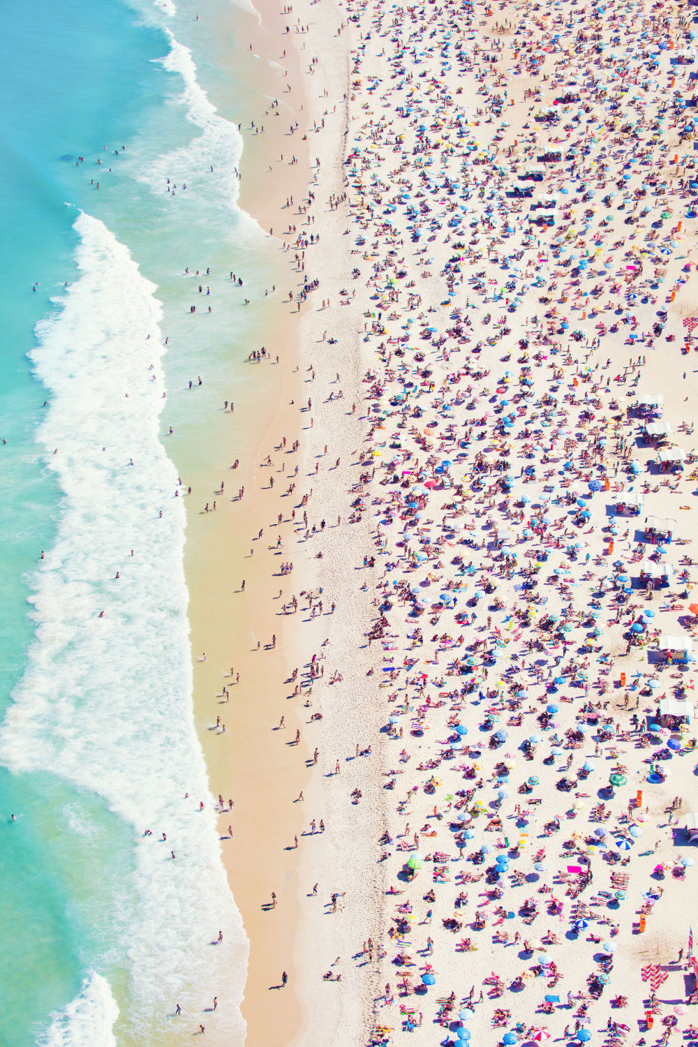 Photography by Gray Malin of Copacabana Beach Vertical