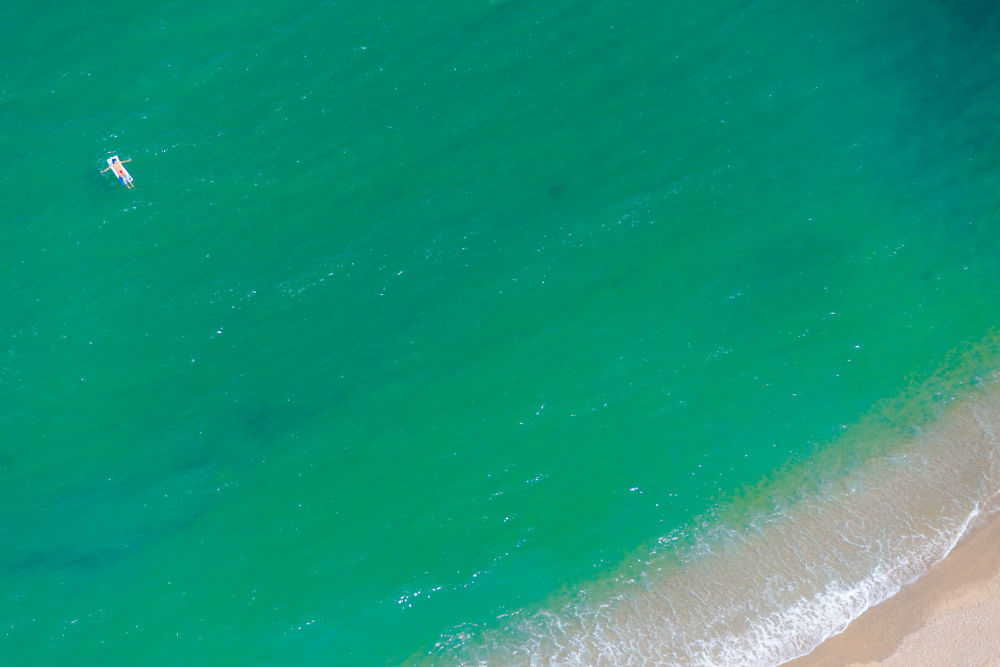 Photography by Gray Malin of Floating in the Mediterranean