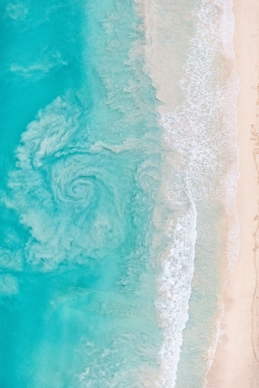 Photography by Gray Malin of Kailua Bay Swirl, Oahu