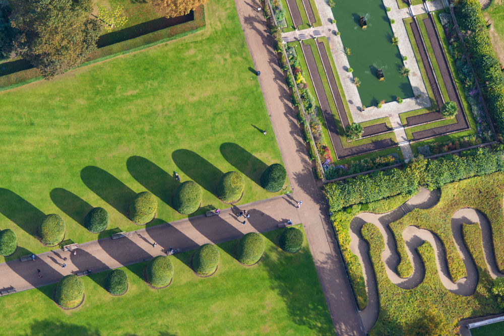 Photography by Gray Malin of Kensington Palace Gardens