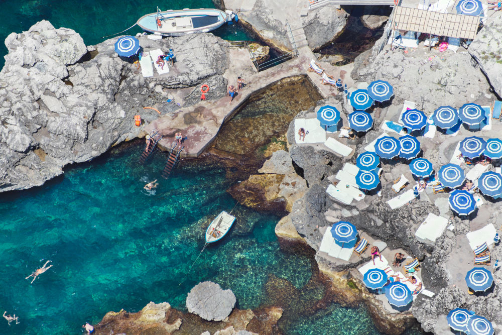 Photography by Gray Malin of La Fontelina, Capri (Close Up)