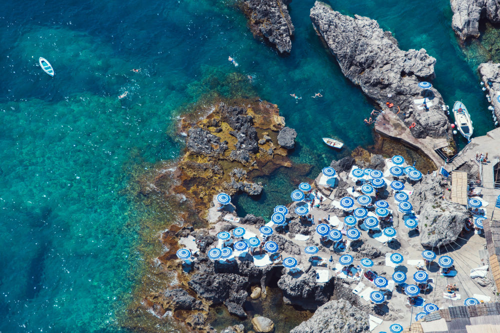 Photography by Gray Malin of La Fontelina, Capri