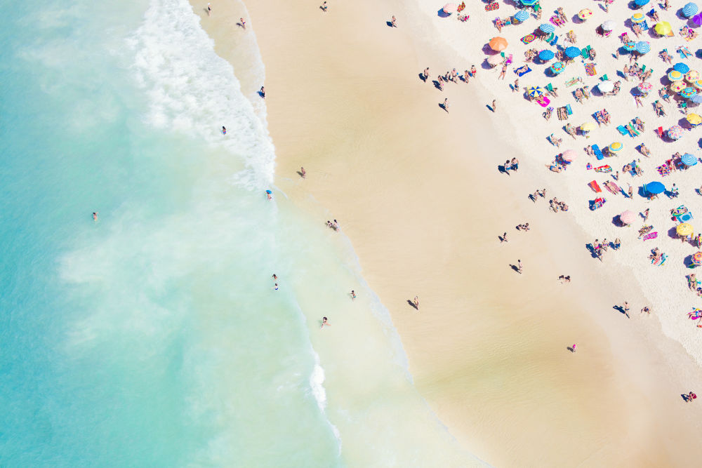 Photography by Gray Malin of Leblon, Rio de Janeiro