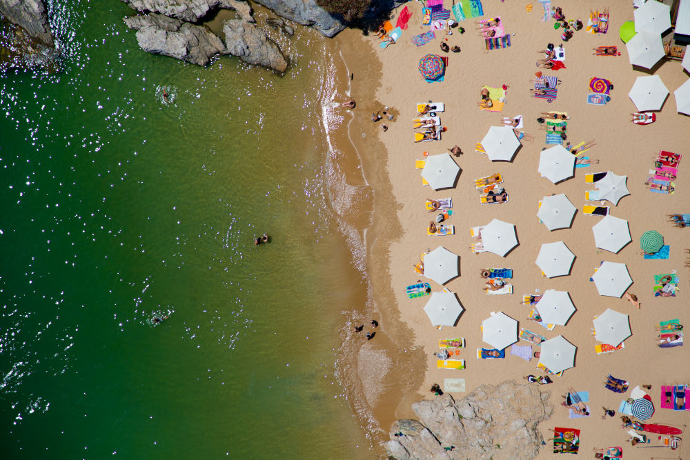 Photography by Gray Malin of Lisbon Albatross Beach