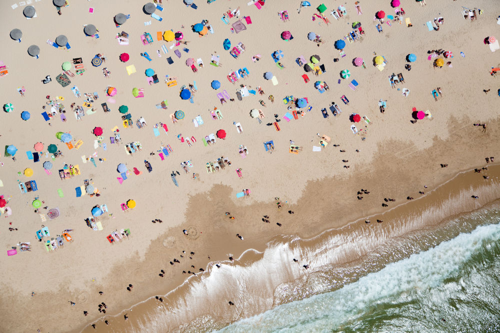 Photography by Gray Malin of Lisbon Cascais Beach