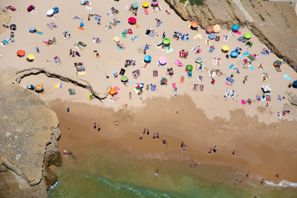 Photography by Gray Malin of Lisbon Rocky Beach